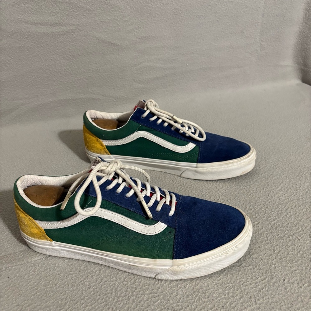 Vans Old Skool “Yatch Club” Suede Colorful Men's Sneakers sz 9.5 / Women’s sz 11 - Picture 3 of 7